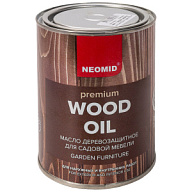 Масло деревозащитное для садовой мебели Неомид Premium Серый жемчуг, 750мл цены в Воронеже